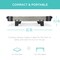 Best Choice Products 40in Air Hockey Arcade Table w/ 100V Motor, Electric Fan, 2 Strikers, 2 Pucks
